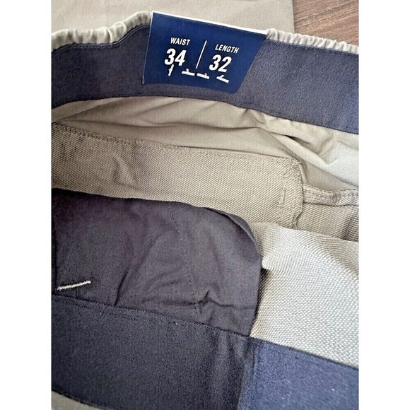 Nautica Mens Navtech Slim-Fit Utility Pant Straight Leg Pewter Grey Size 34x32 - Picture 10 of 11